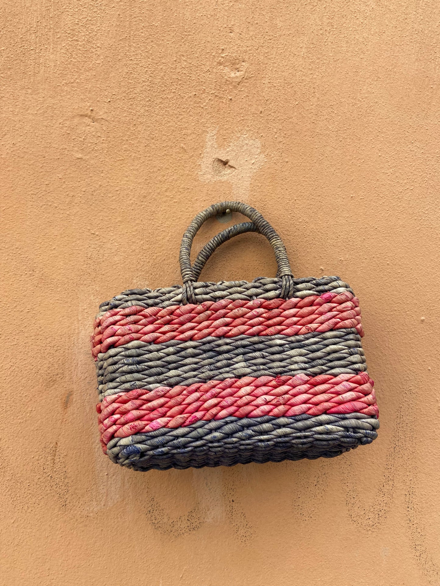 Bauletto vintage in paglia