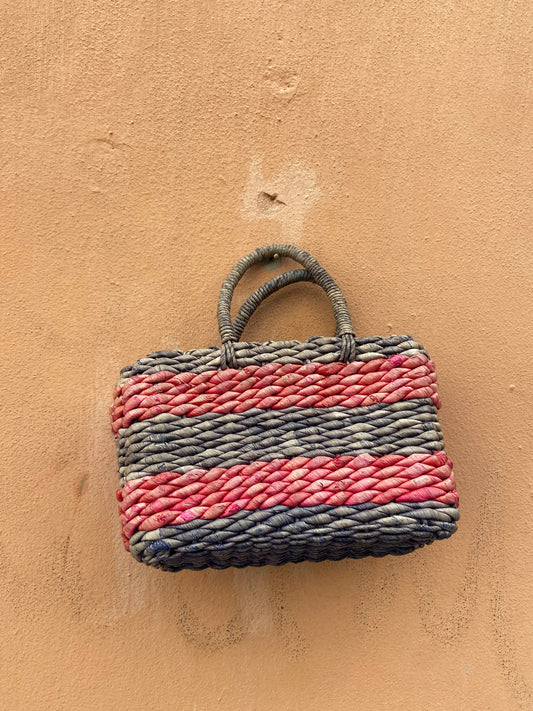 Bauletto vintage in paglia