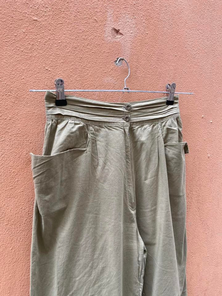 Pantalone vintage xs kaki
