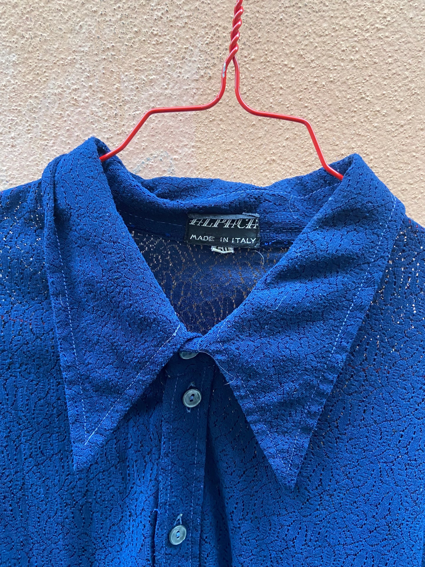 Camicia pizzo anni 70