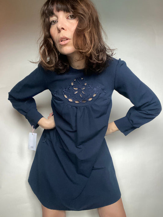 Mini blue dress
