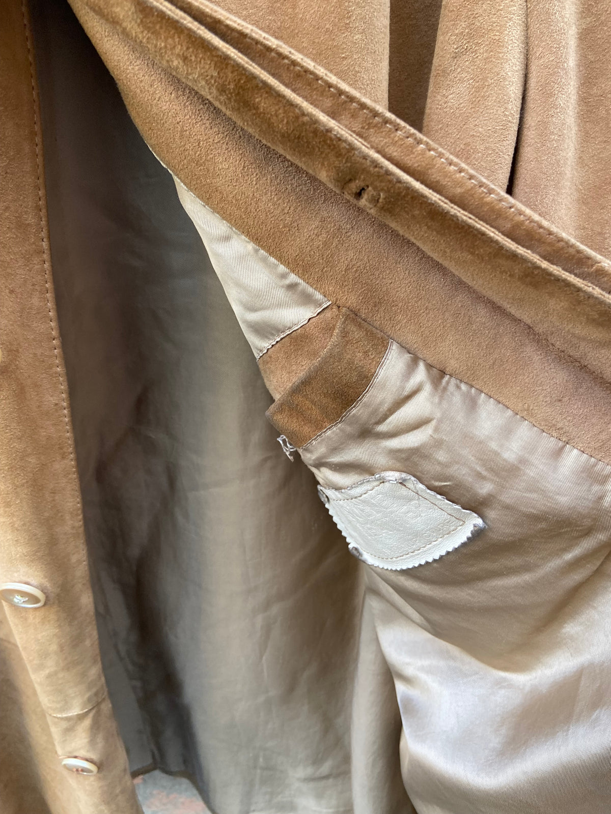 Giacca camicia camoscio