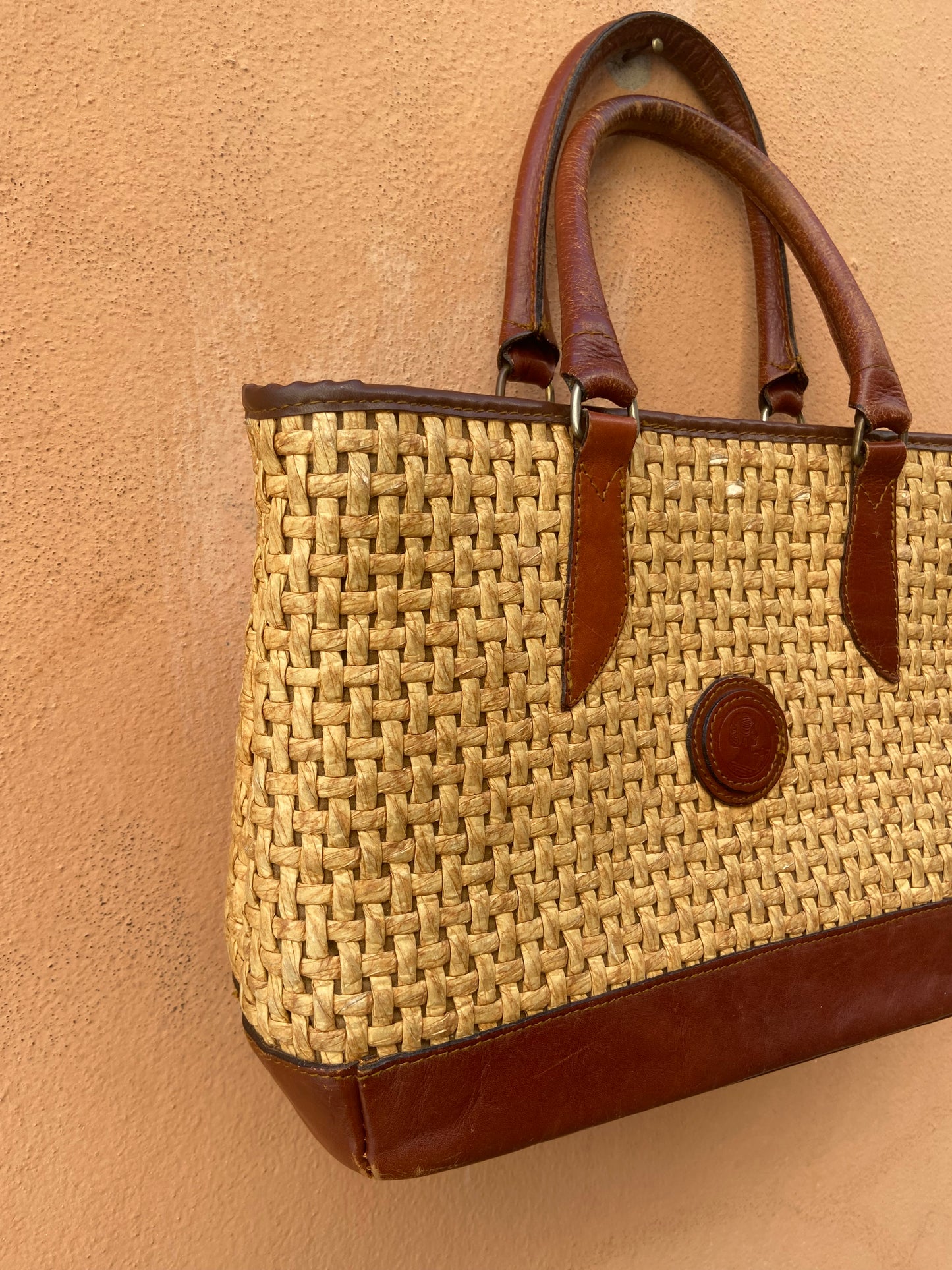 Borsa anni 70 Paglia