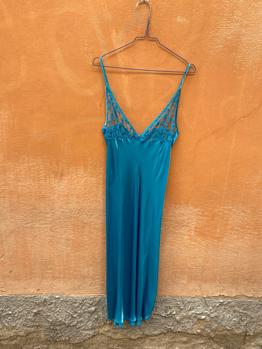 Slip dress Twinset azzurro