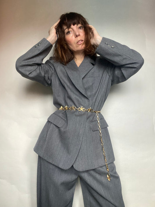 Completo pantalone grigio
