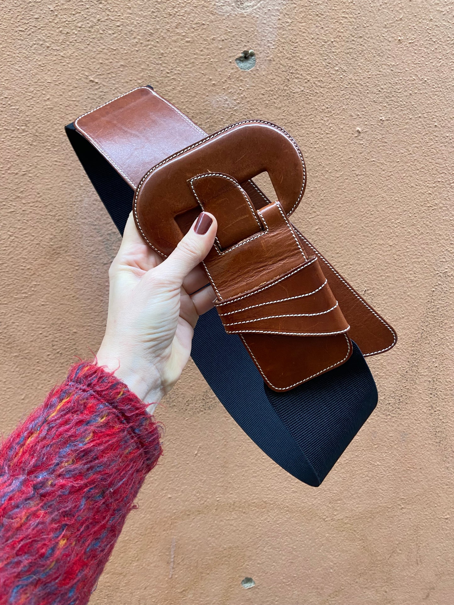 Cintura vintage pelle