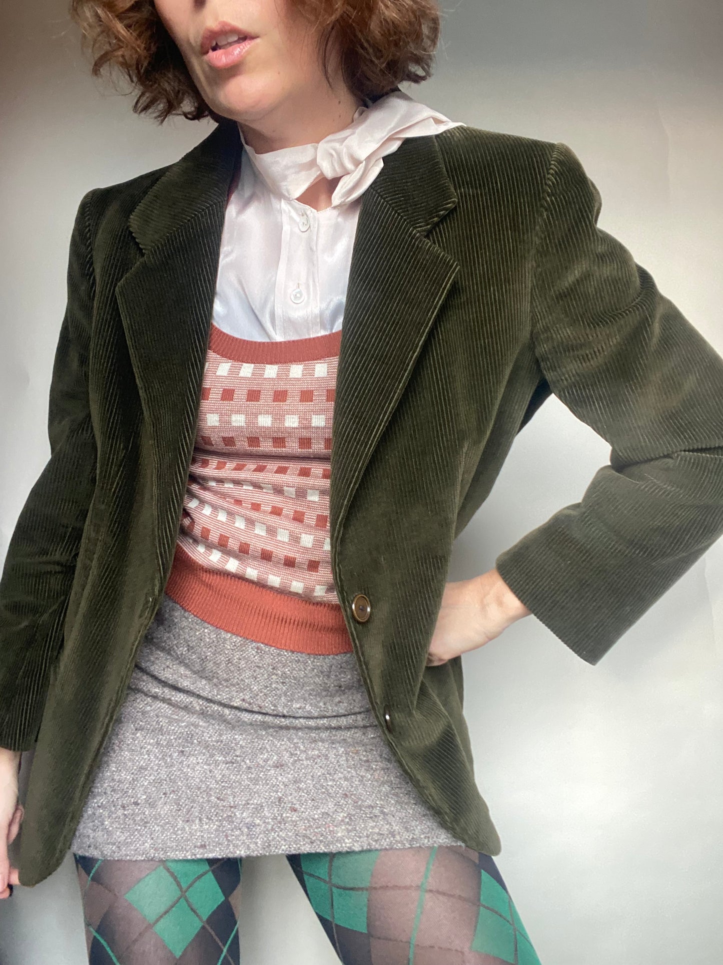 Blazer velluto a coste