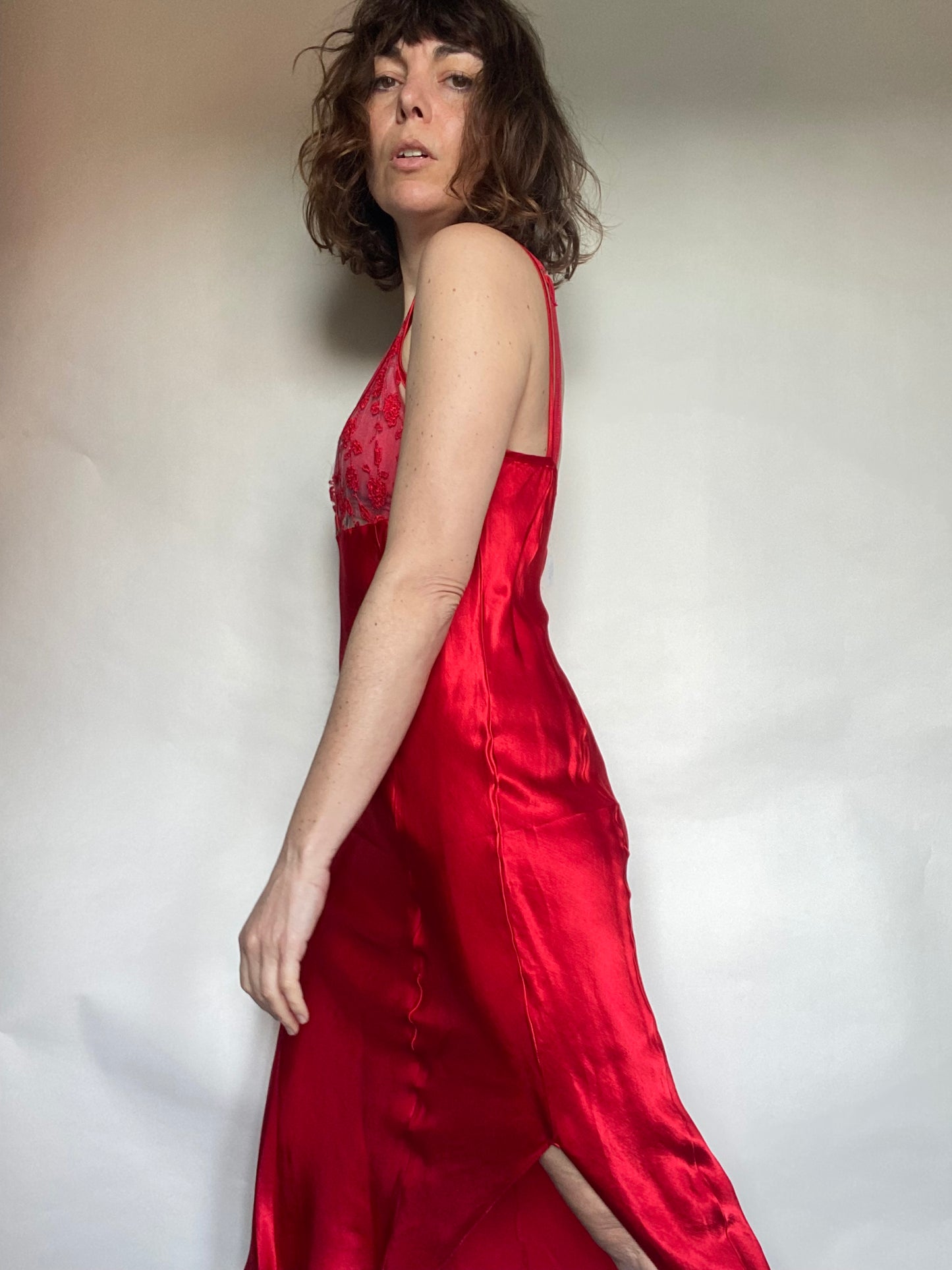 Slip dress Twinset rosso