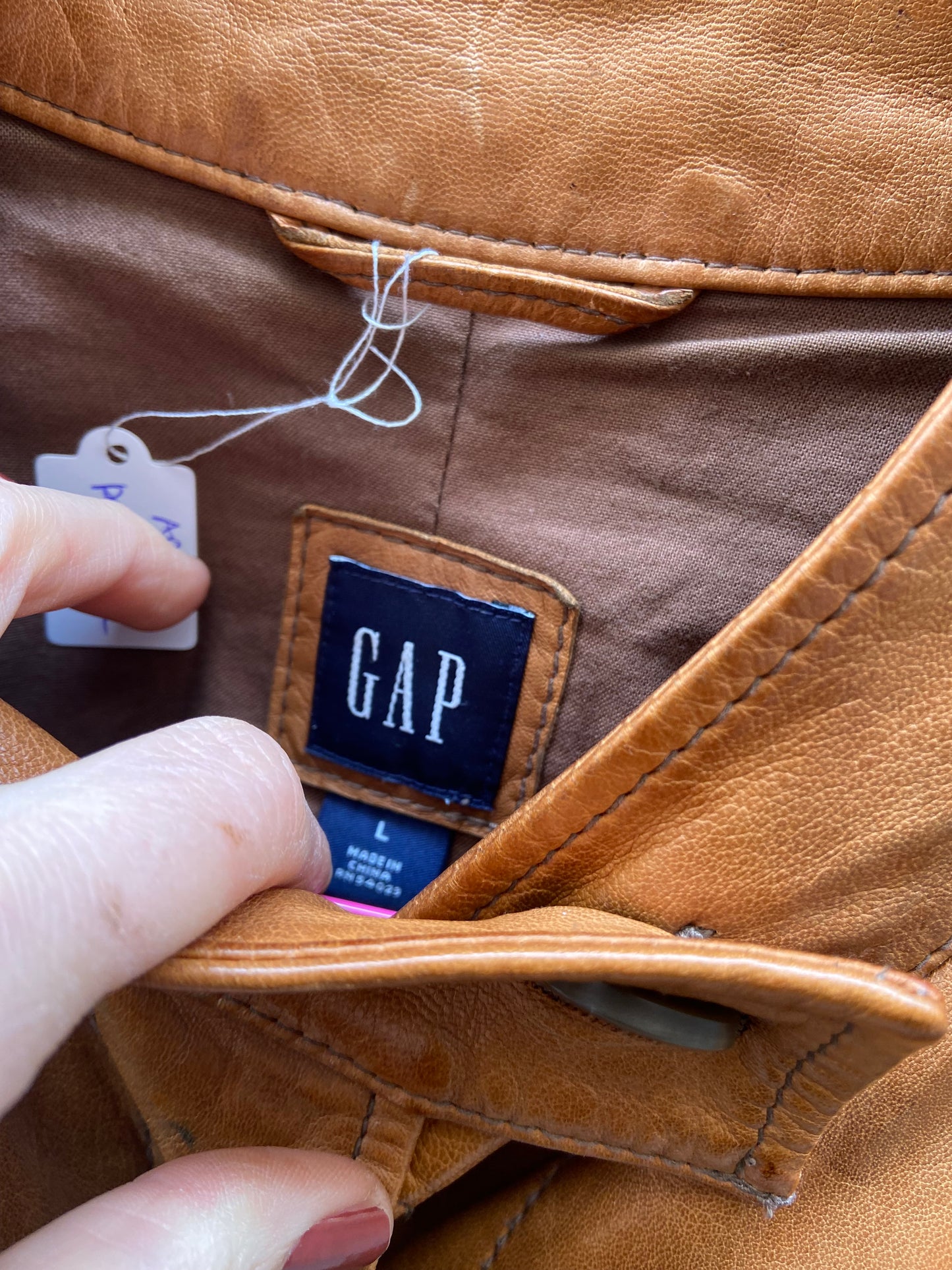Giacca pelle Gap y2k
