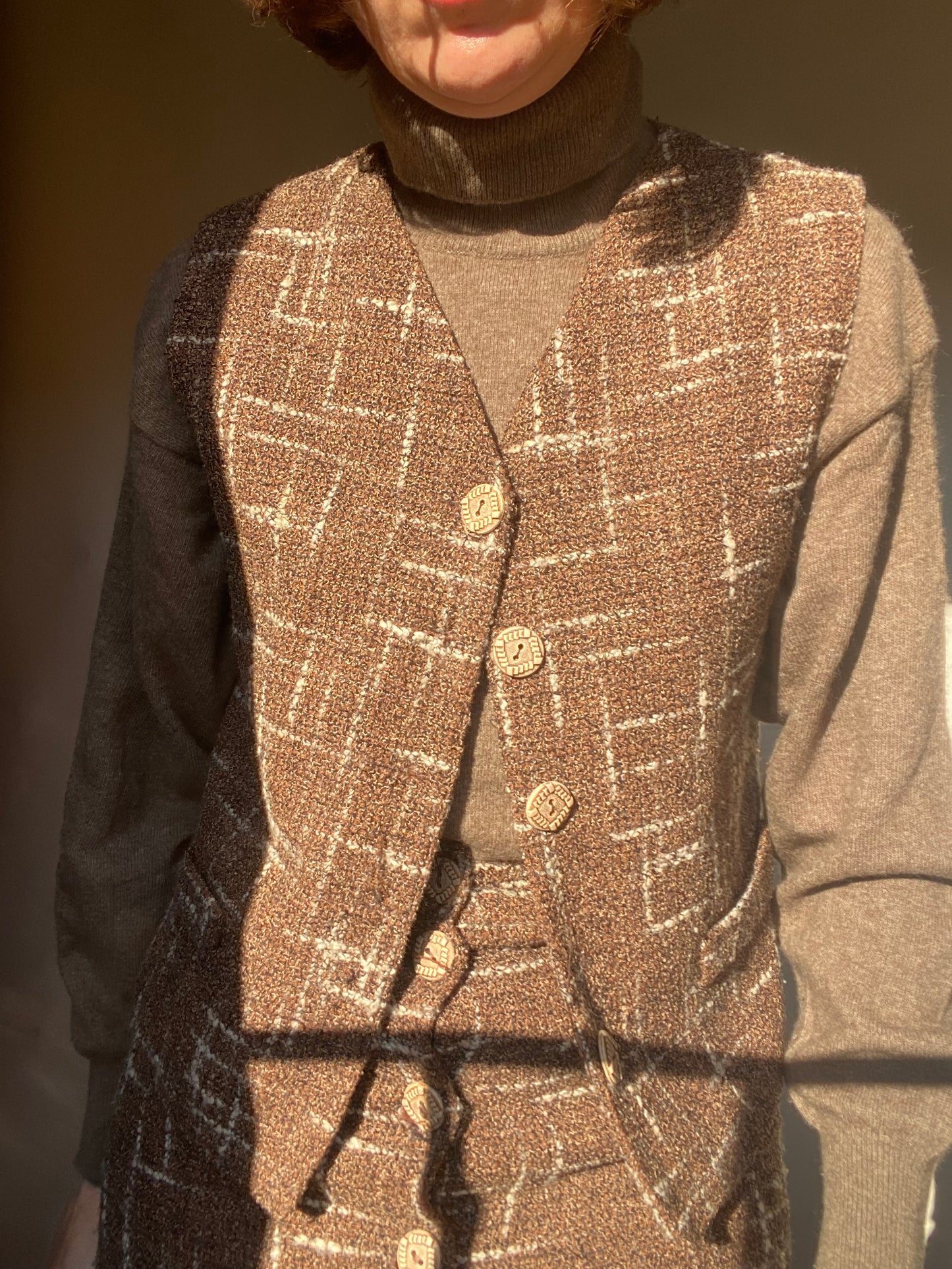 Completo gilet + gonna