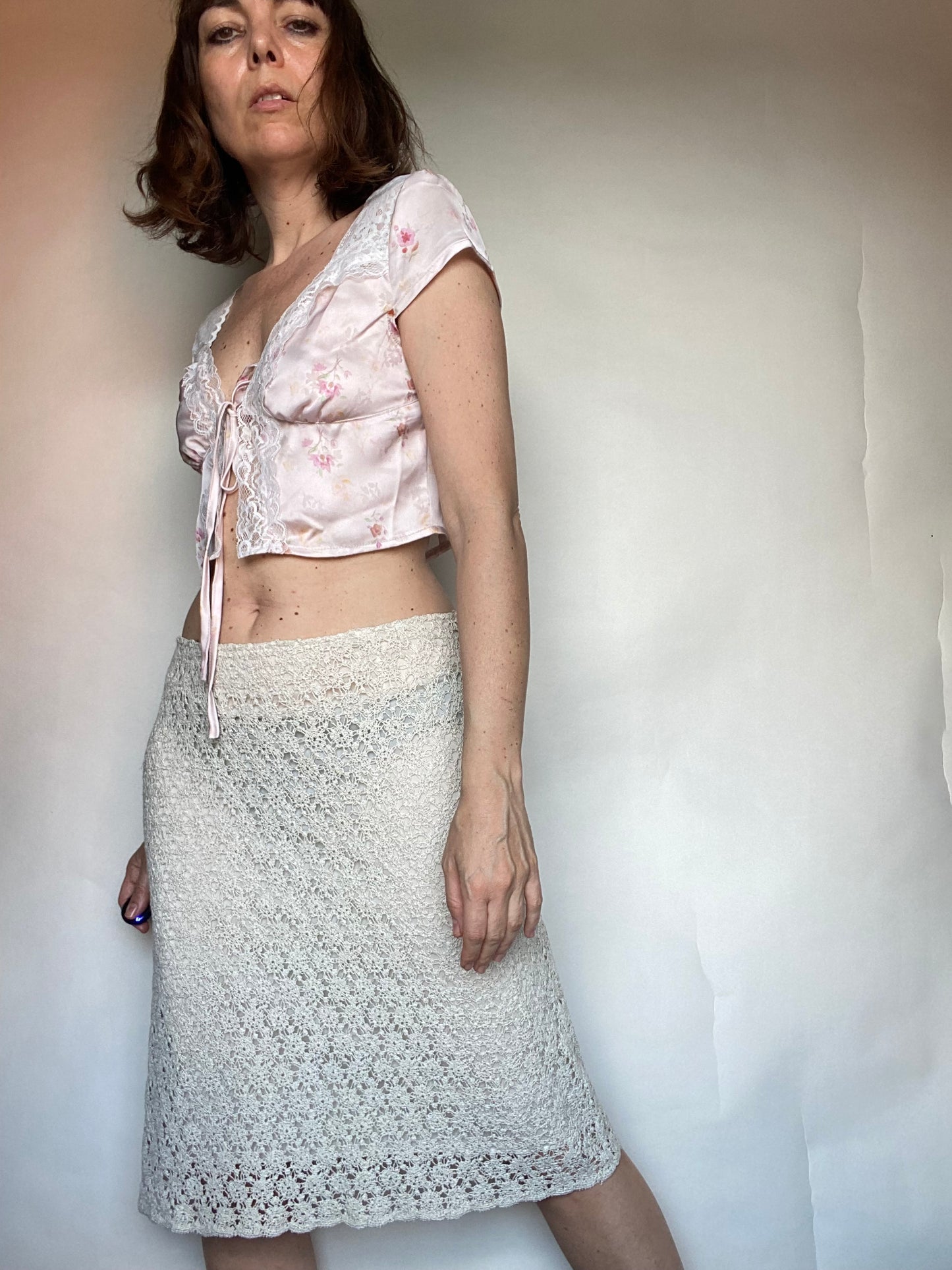 Gonna midi crochet