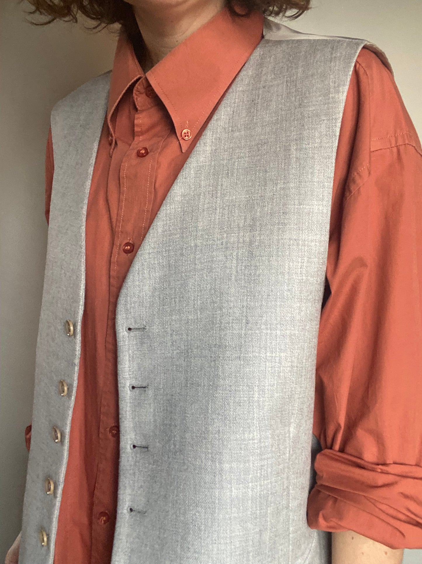 Gilet grigio ghiaccio