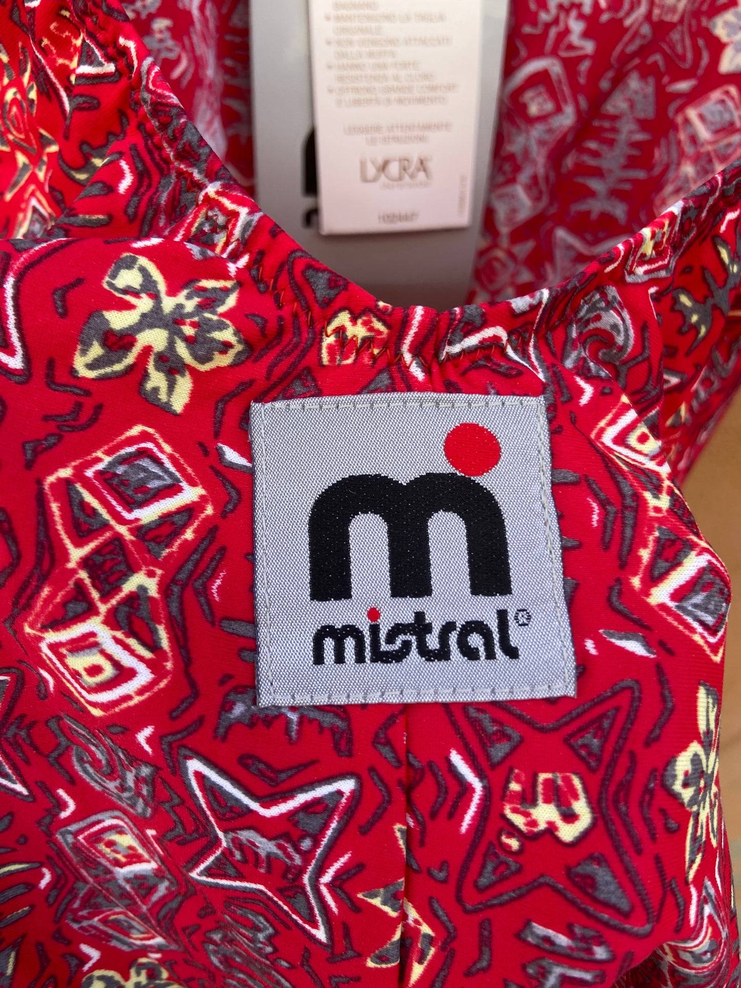 Mistral costume intero rosso