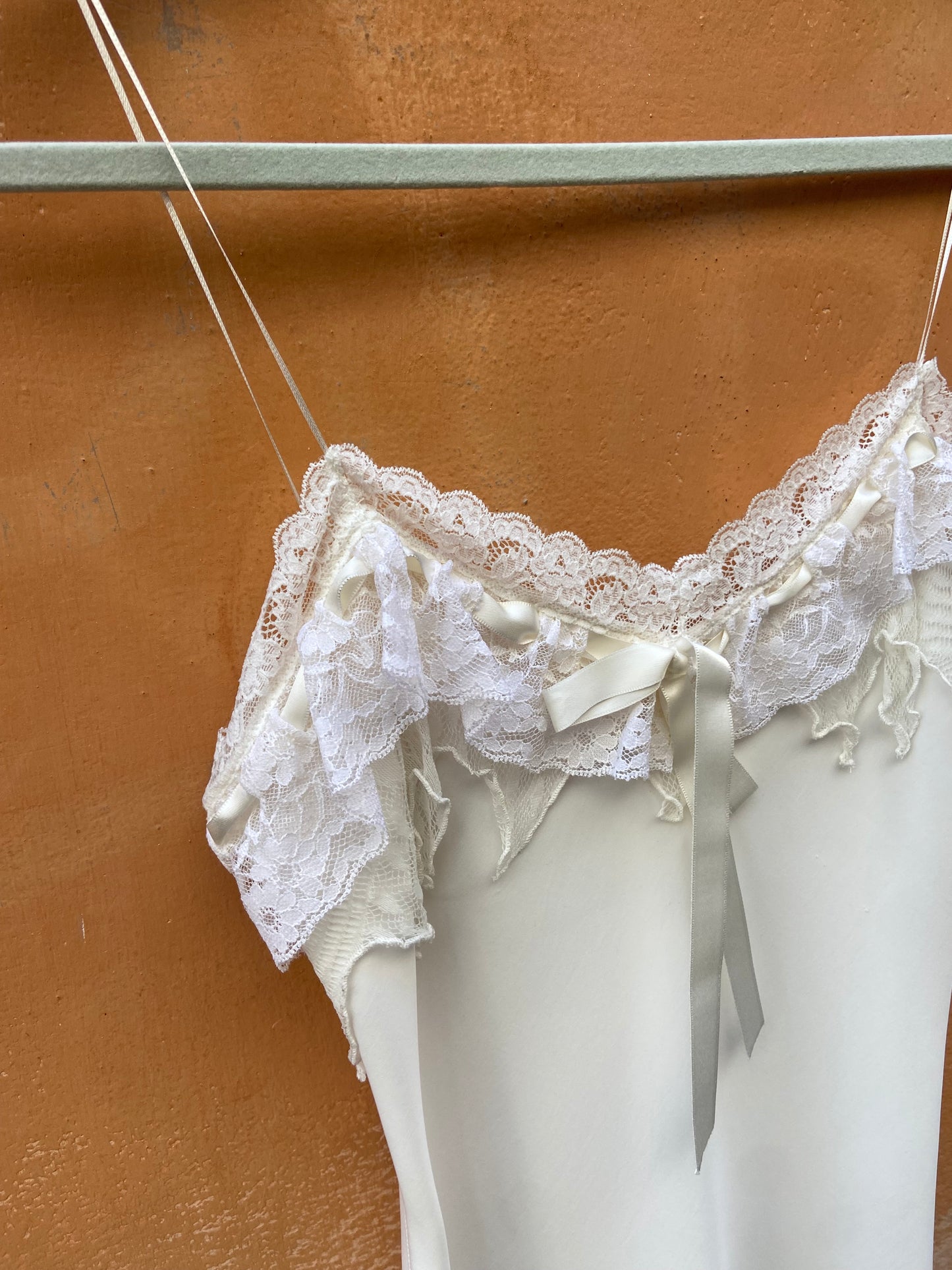 Twinset slip dress bianco