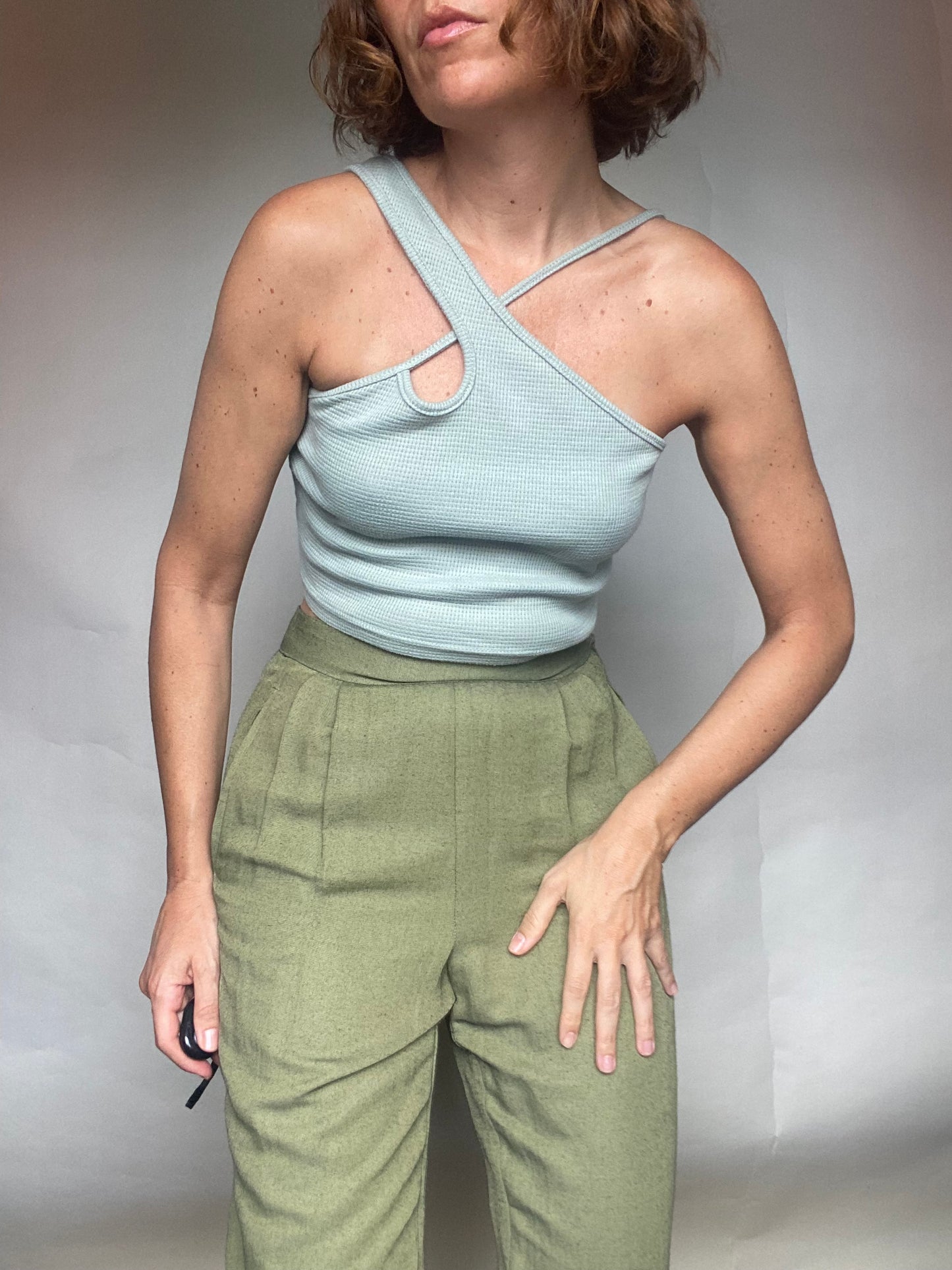Pantalone verde kaki