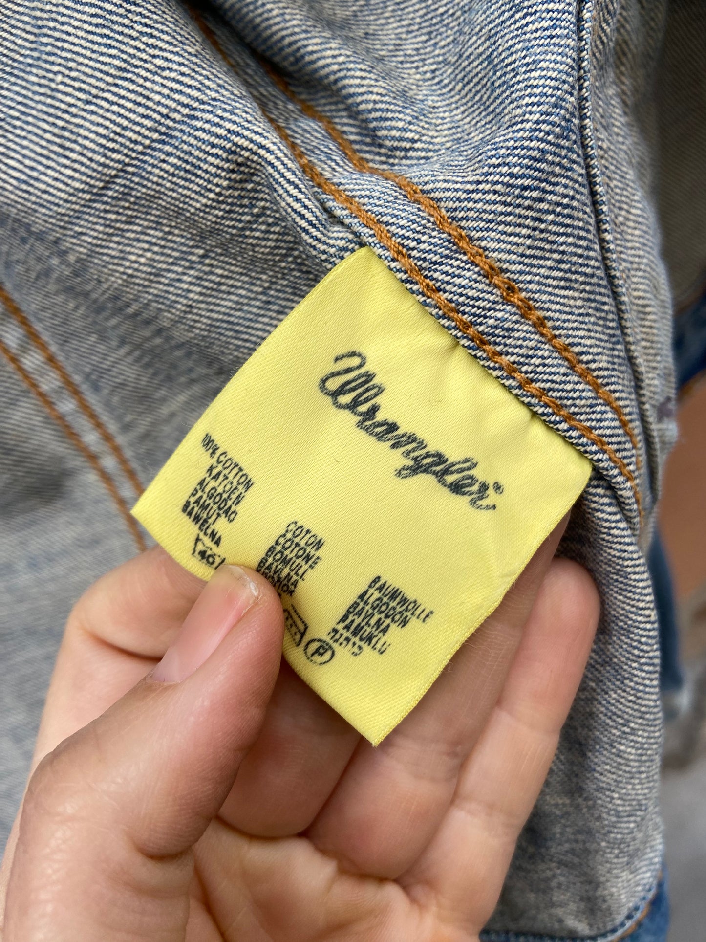 Giacchino jeans Wrangler vintage