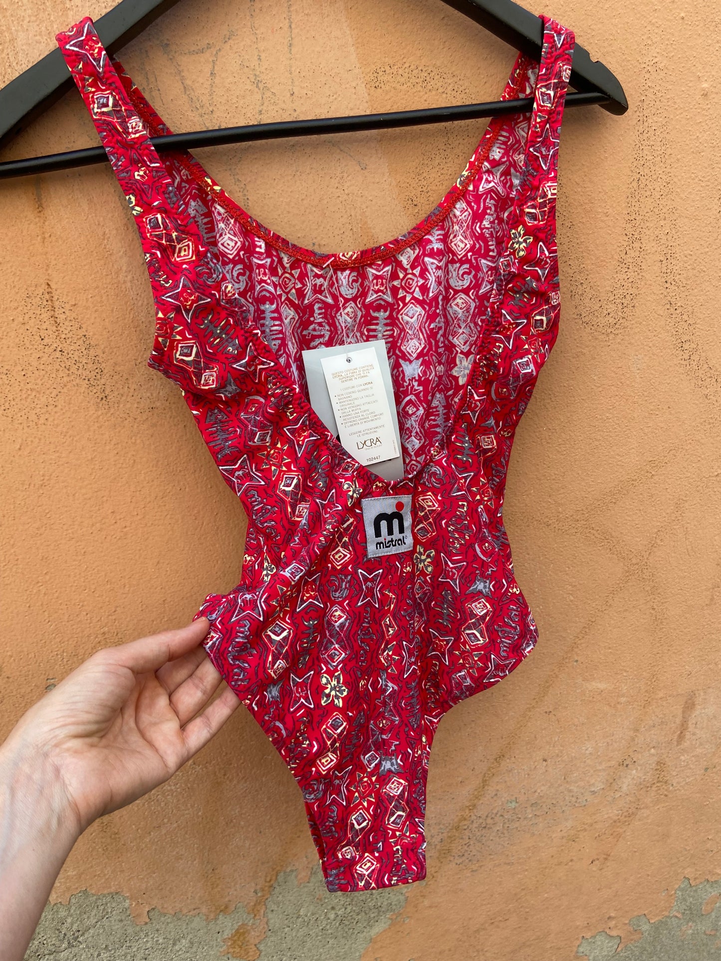 Mistral costume intero rosso