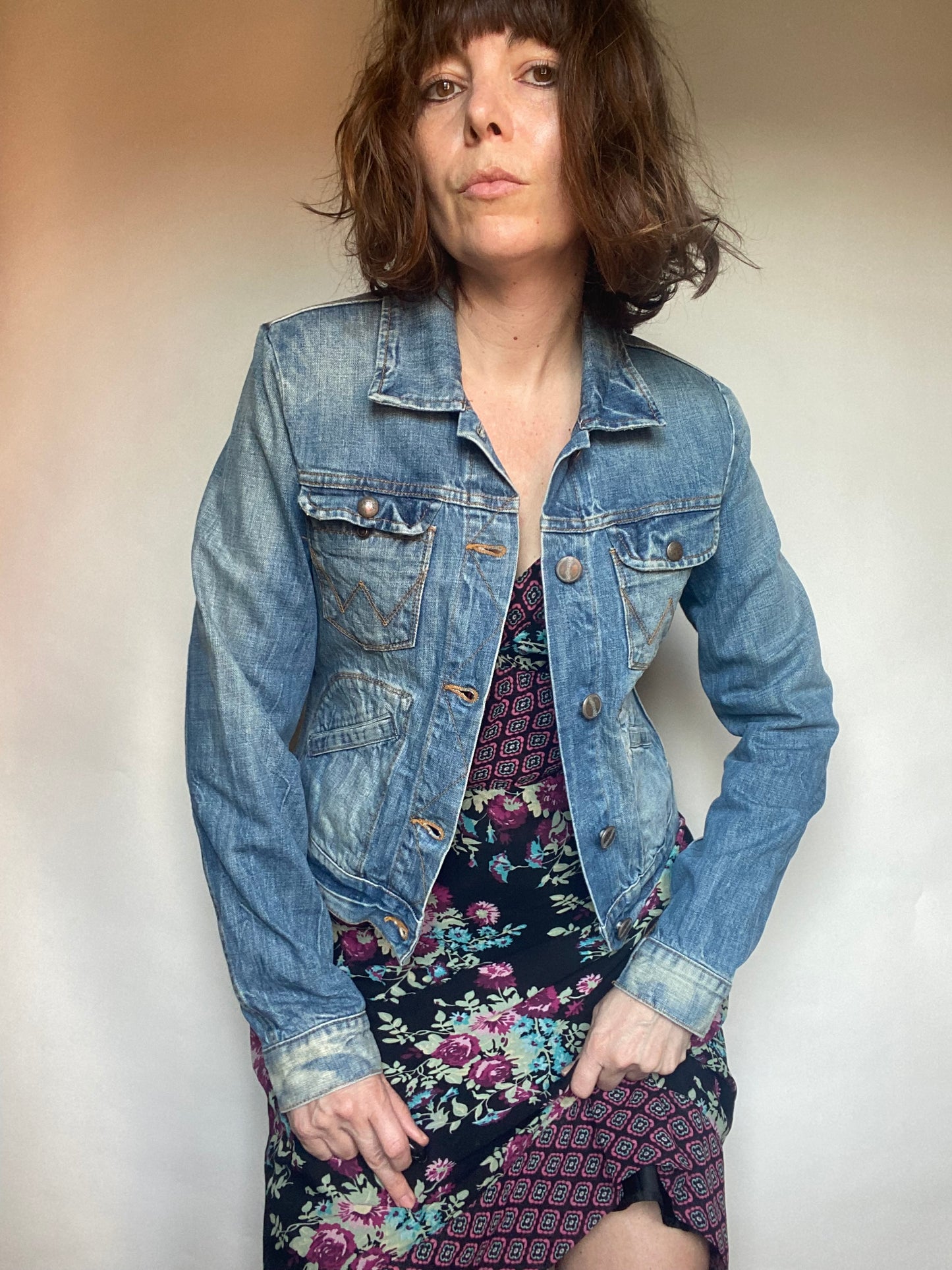 Giacchino jeans Wrangler vintage