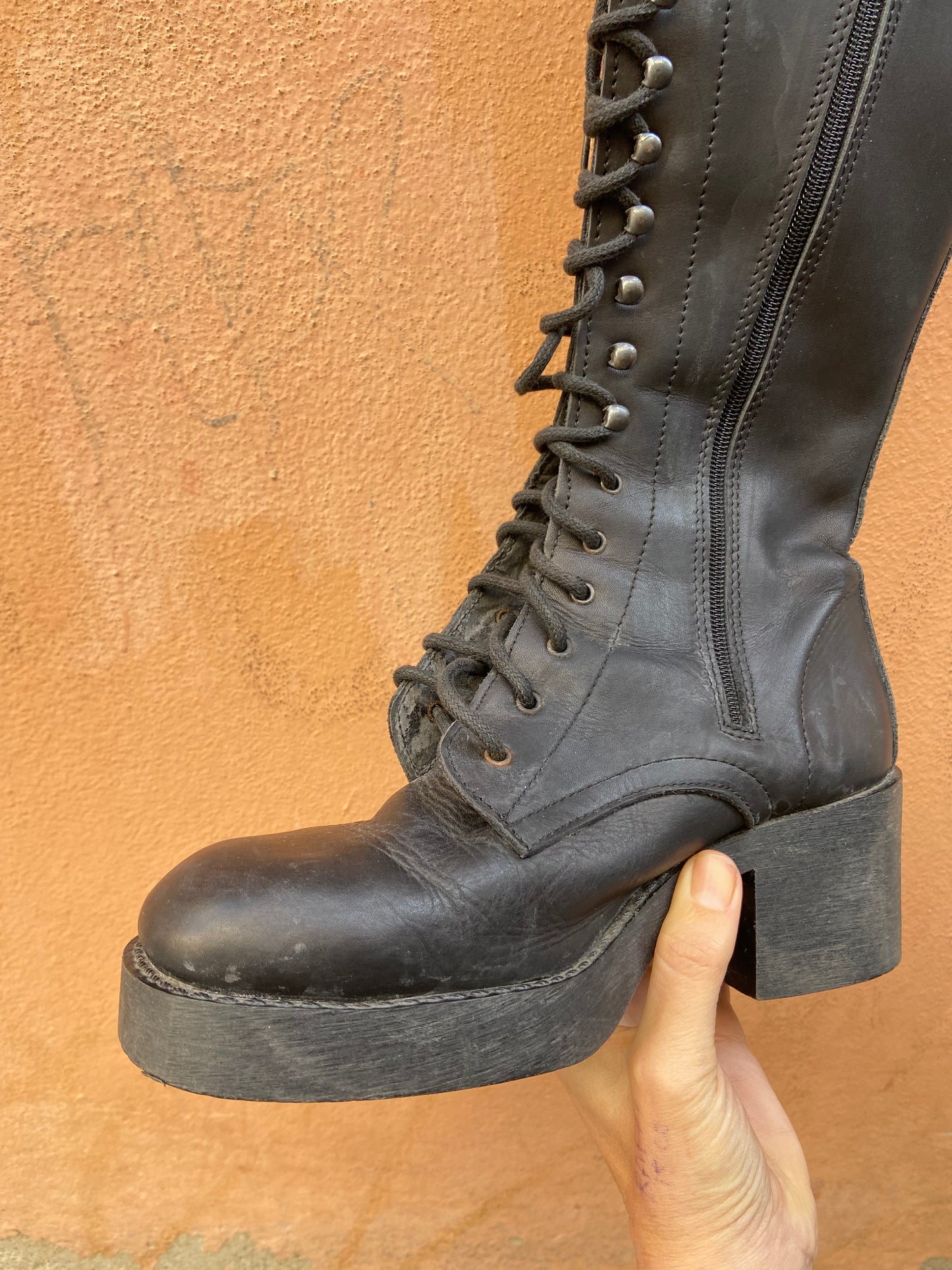 Stivale y2k stringato 38/39