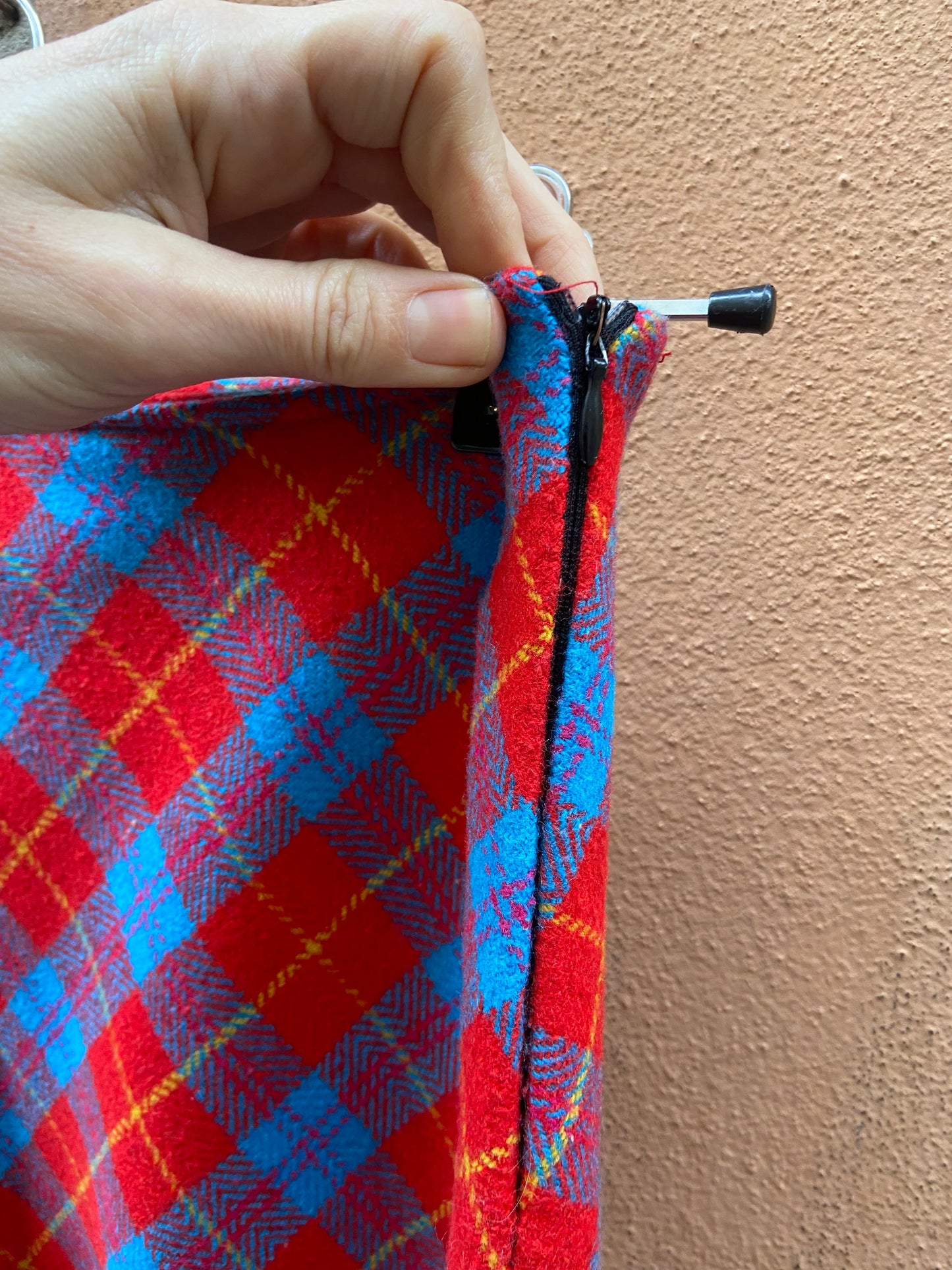 Midi tartan lana M