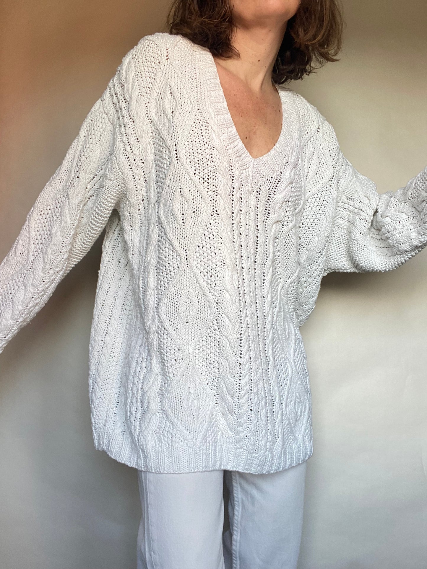 Maglione scollo V