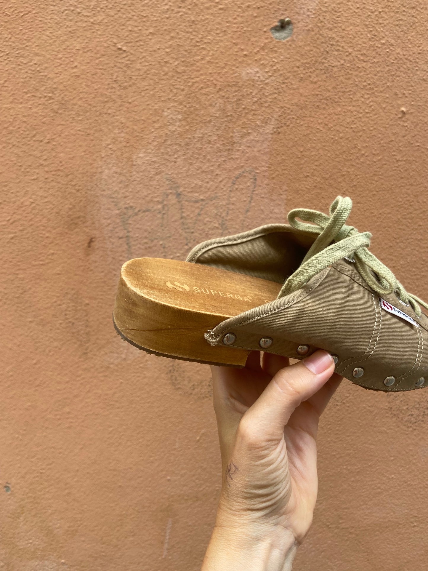 Superga vintage zoccoli 39