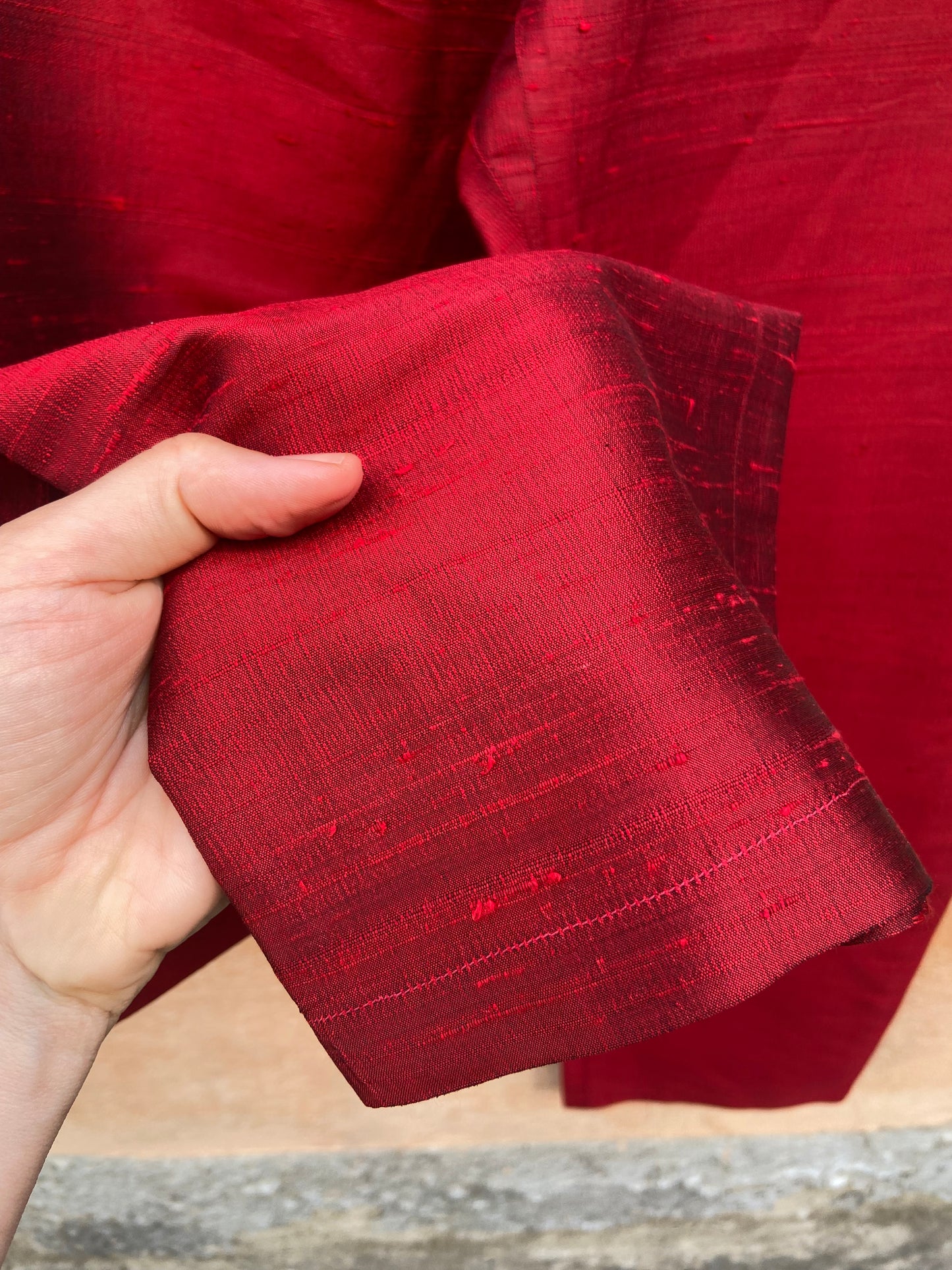 Pantalone shantung seta