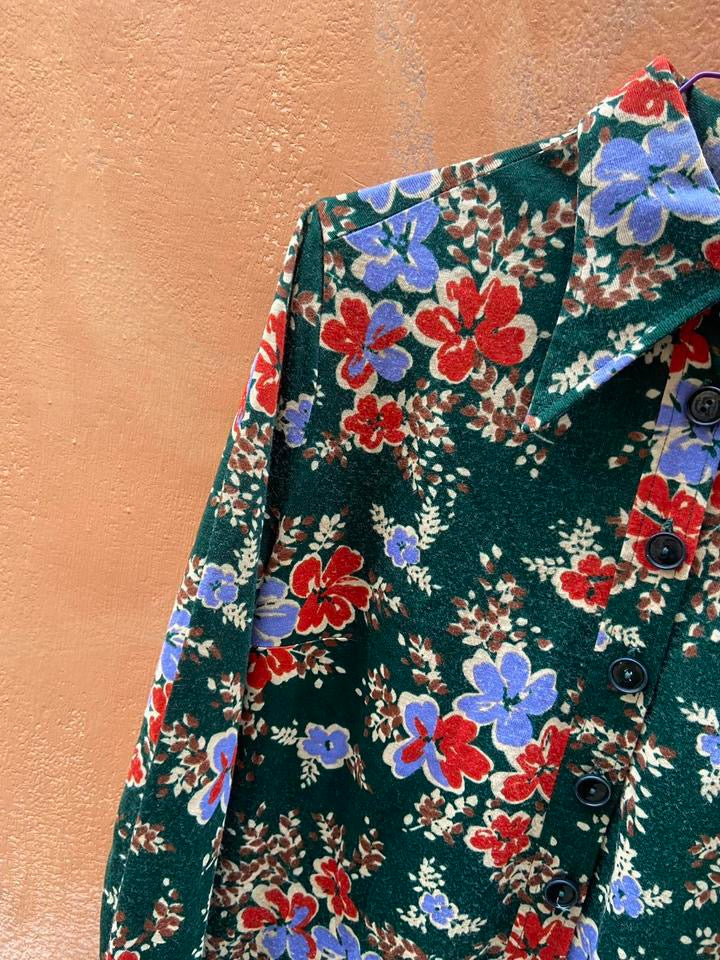 Abito floreale anni 70