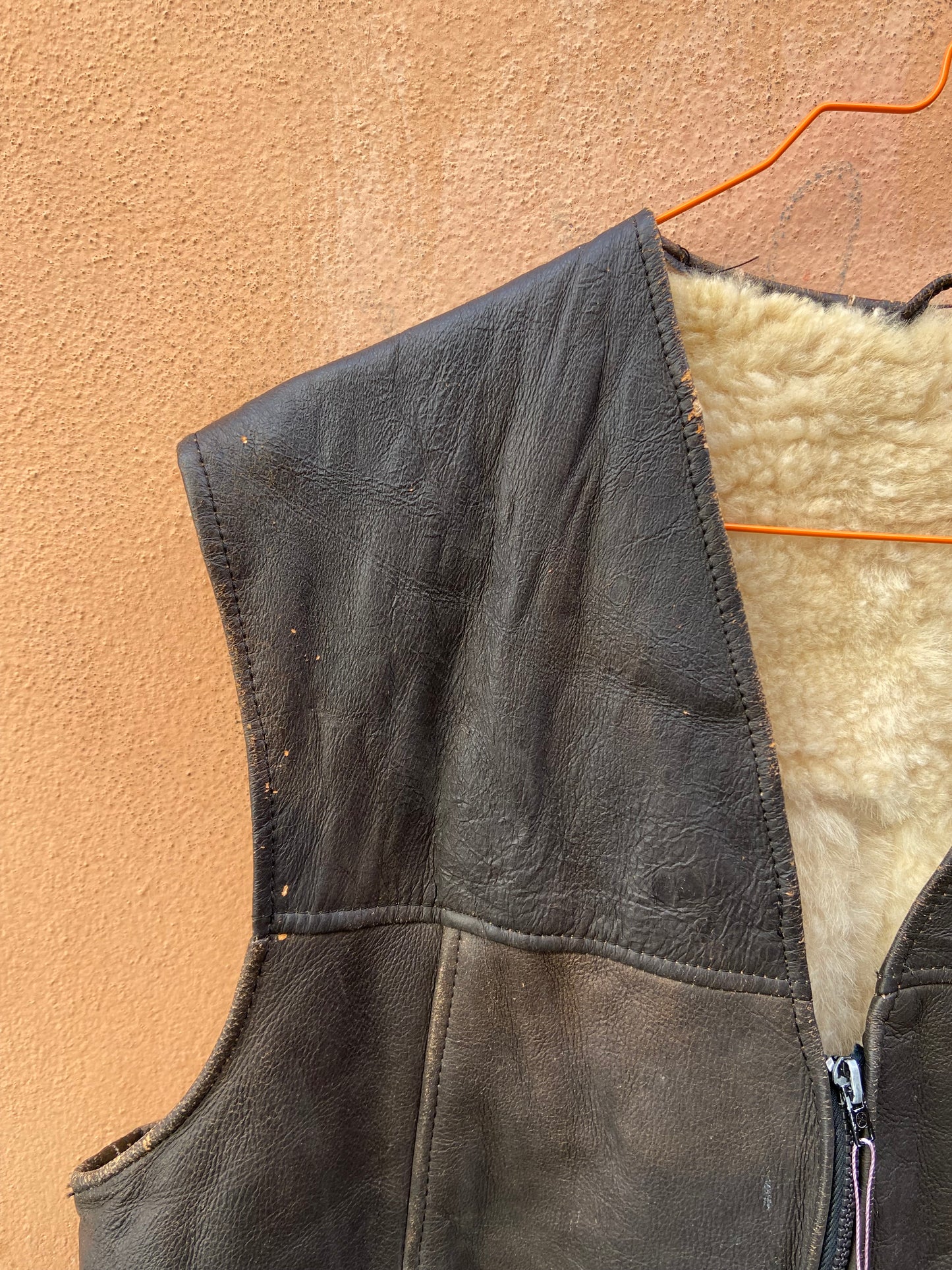 Gilet pelle interno montone