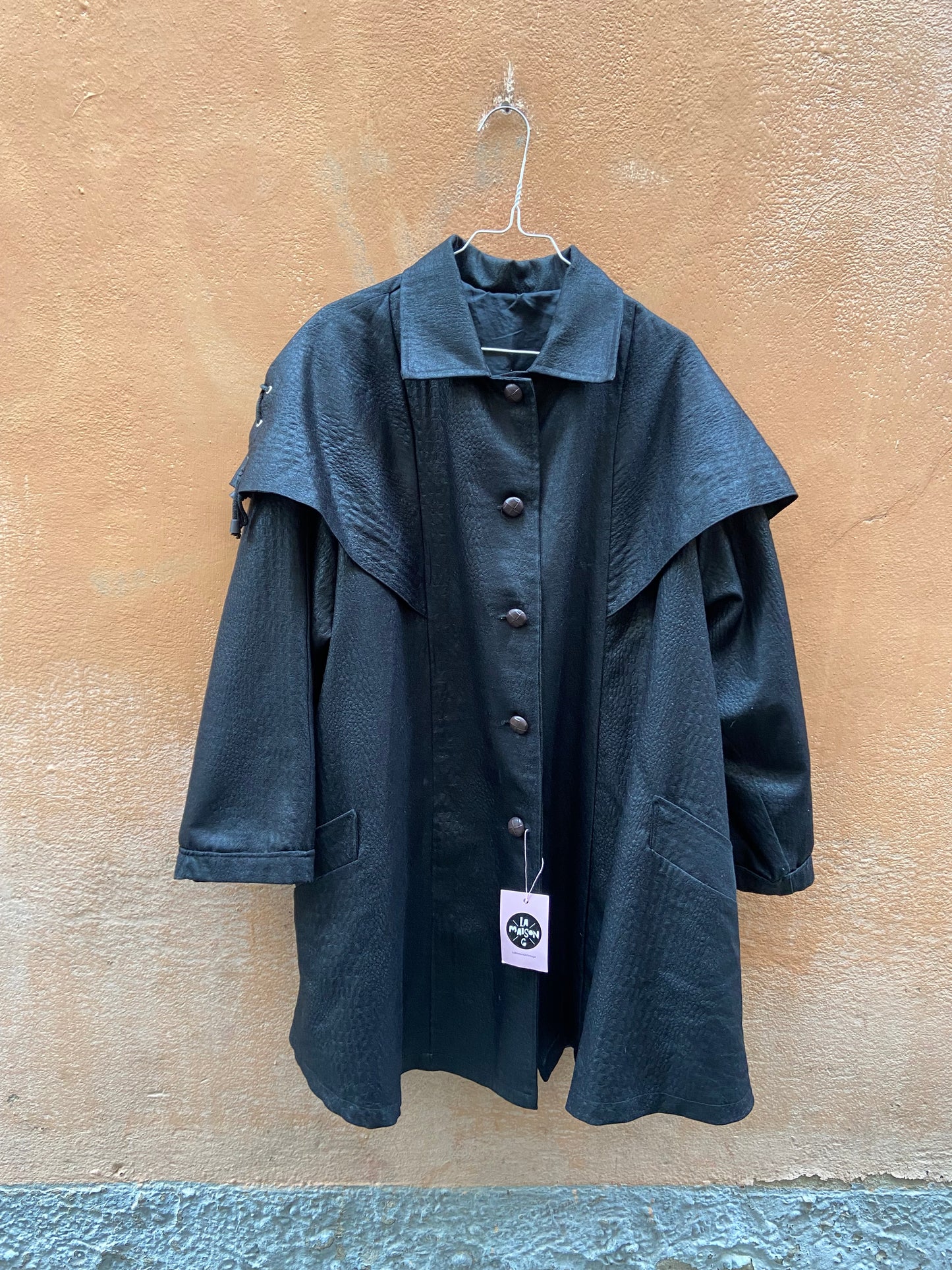 Giacca vintage con mantella