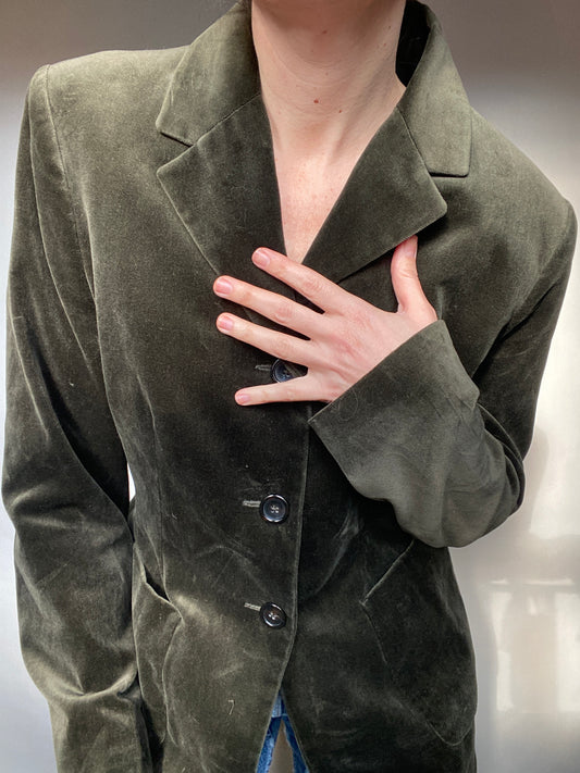 Blazer in velluto y2k