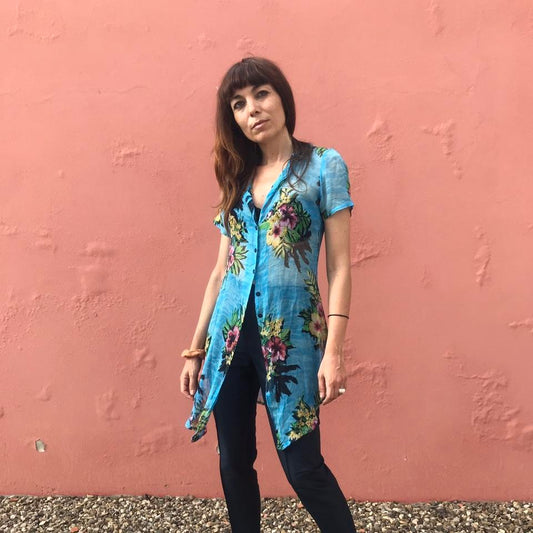 Twin set y2k camicia mesh