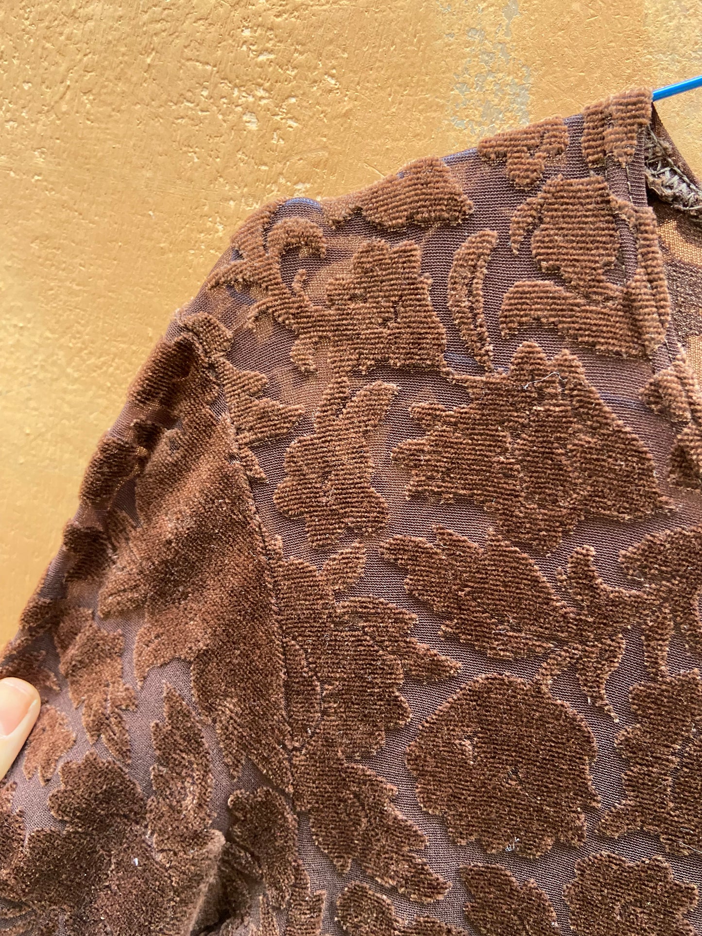 Abito grunge ciniglia