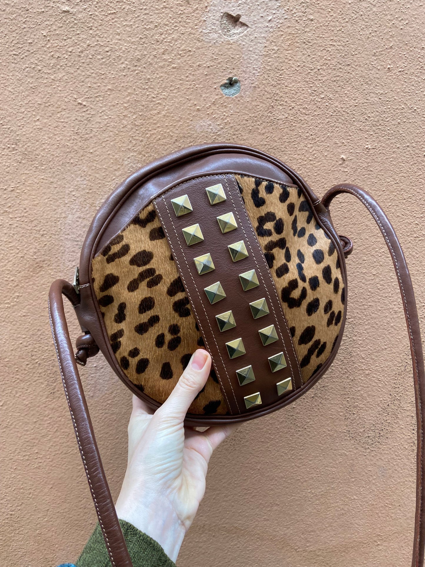 Borsa rounded cavallino