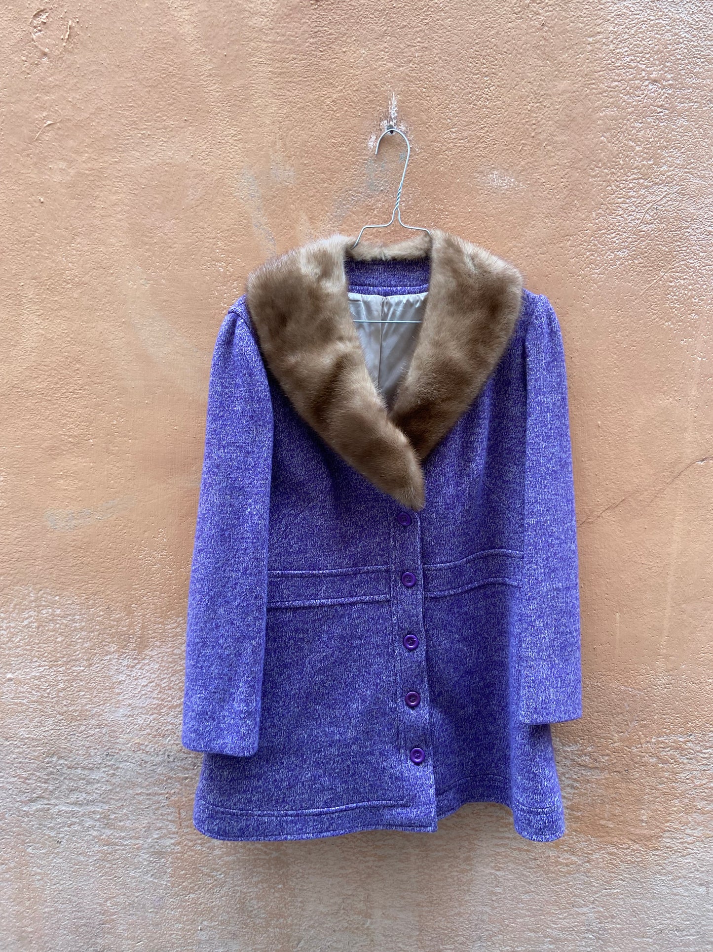 Completo elegante mélange violetto