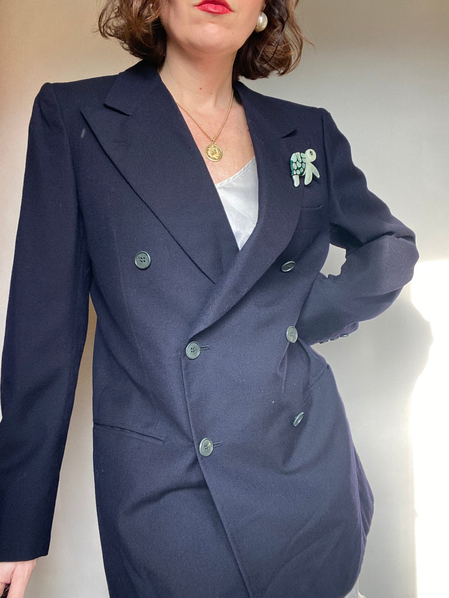 Blazer doppiopetto blu