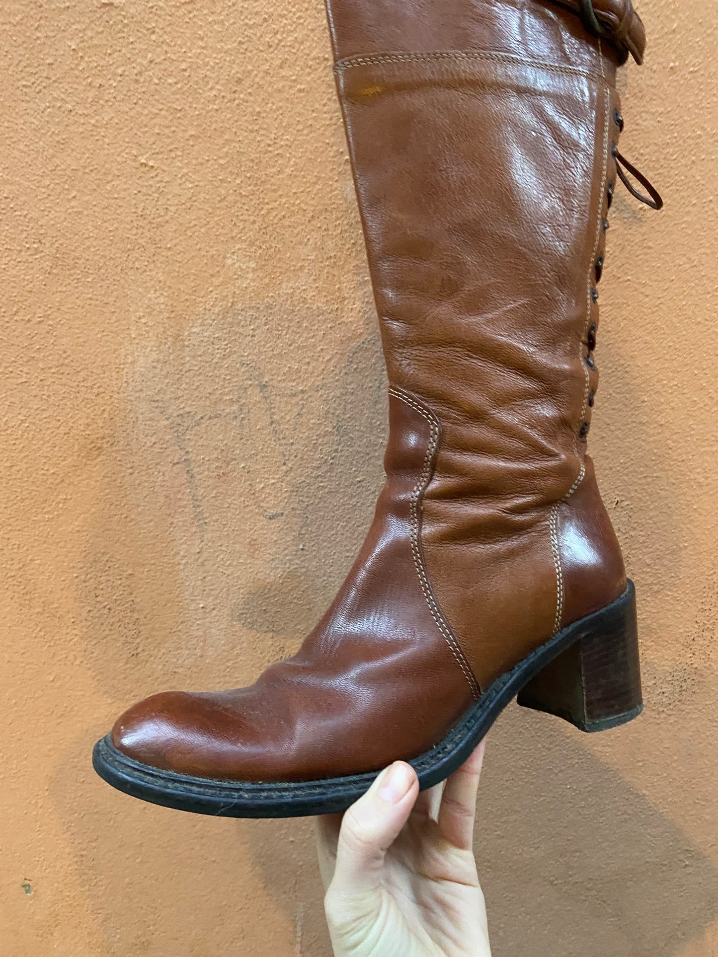 Stivale stringato 37