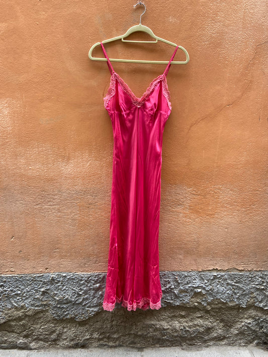 Slip dress Twinset fuxia
