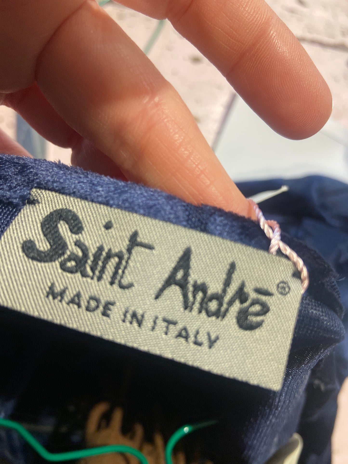 Abito lungo velluto damascato