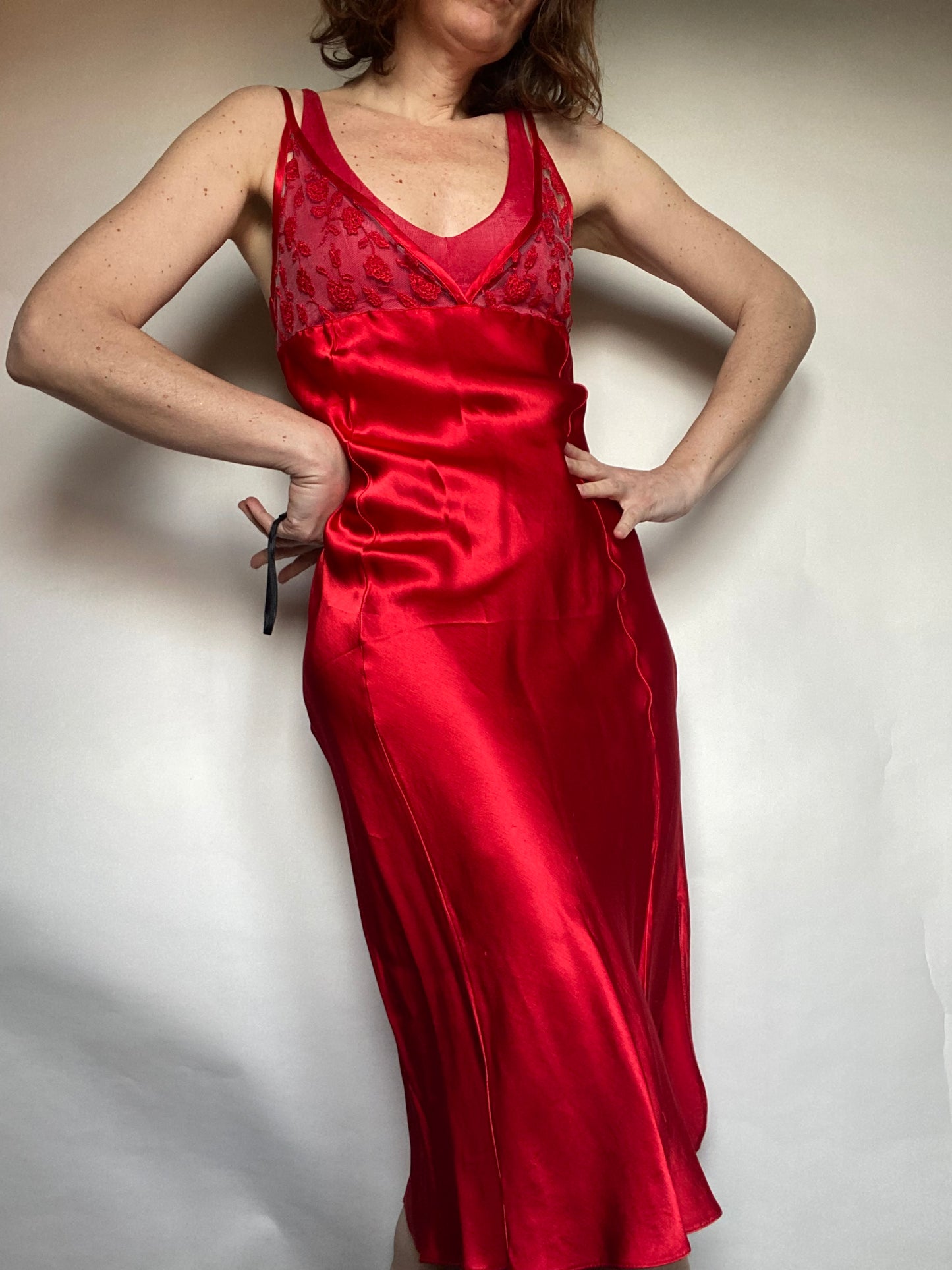 Slip dress Twinset rosso