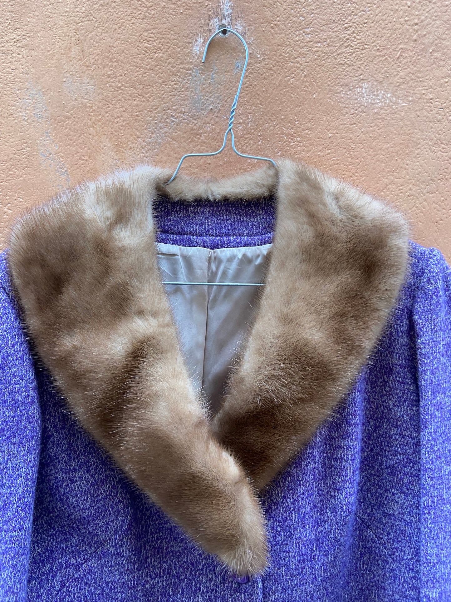 Completo elegante mélange violetto