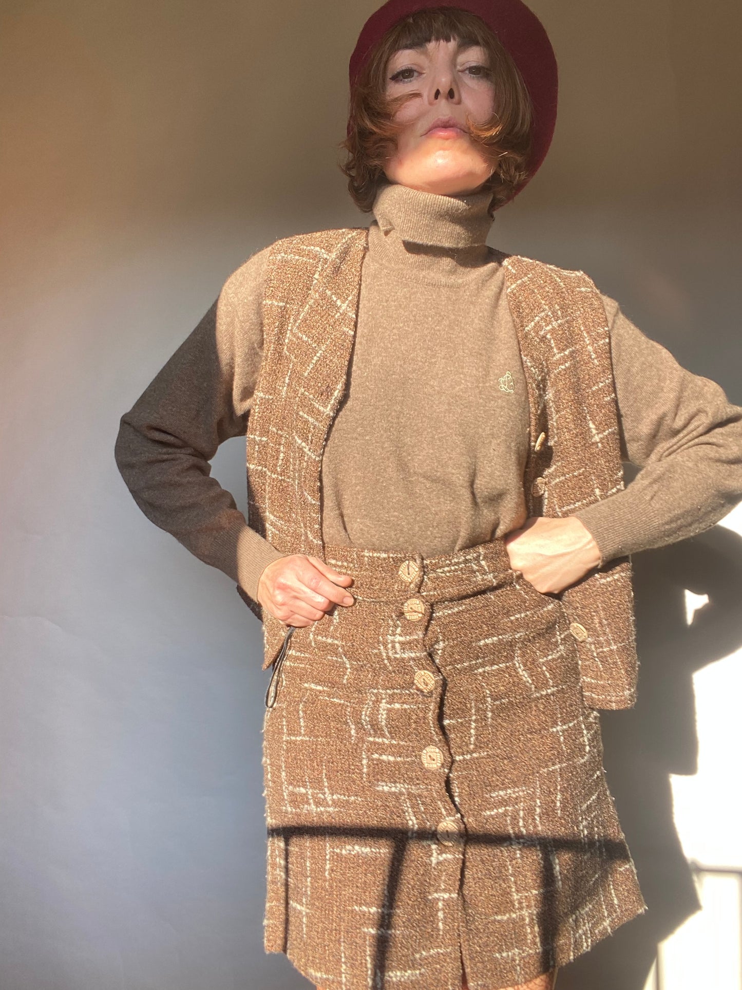 Completo gilet + gonna