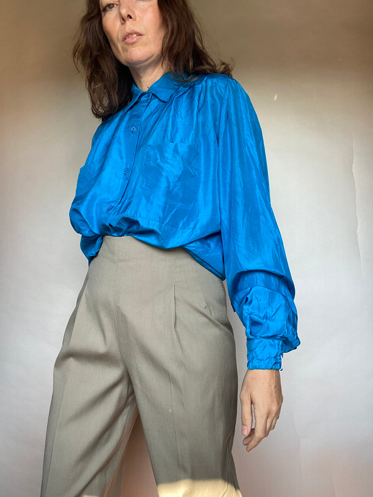 Camicia turchese