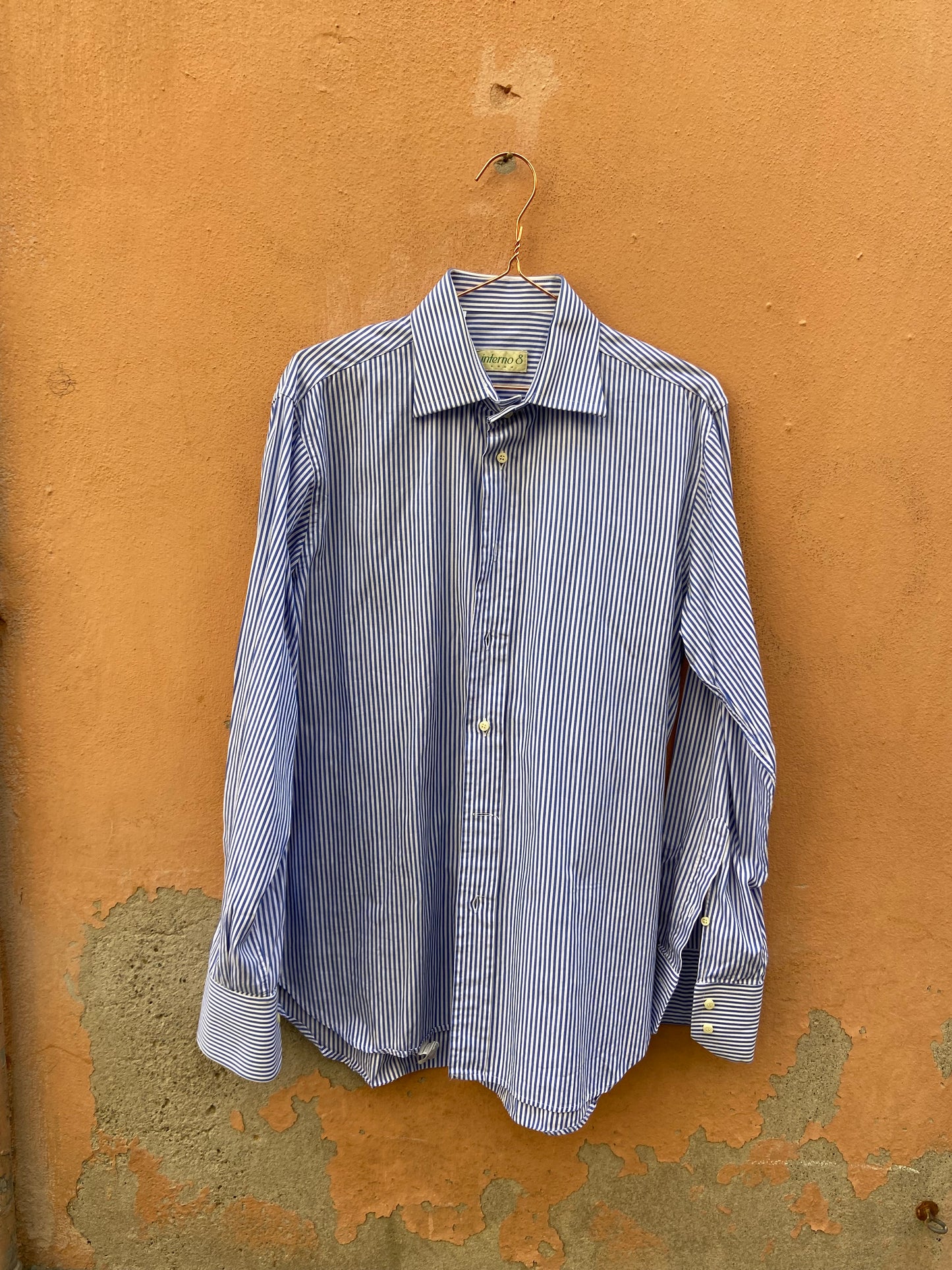 Camicia righe blu
