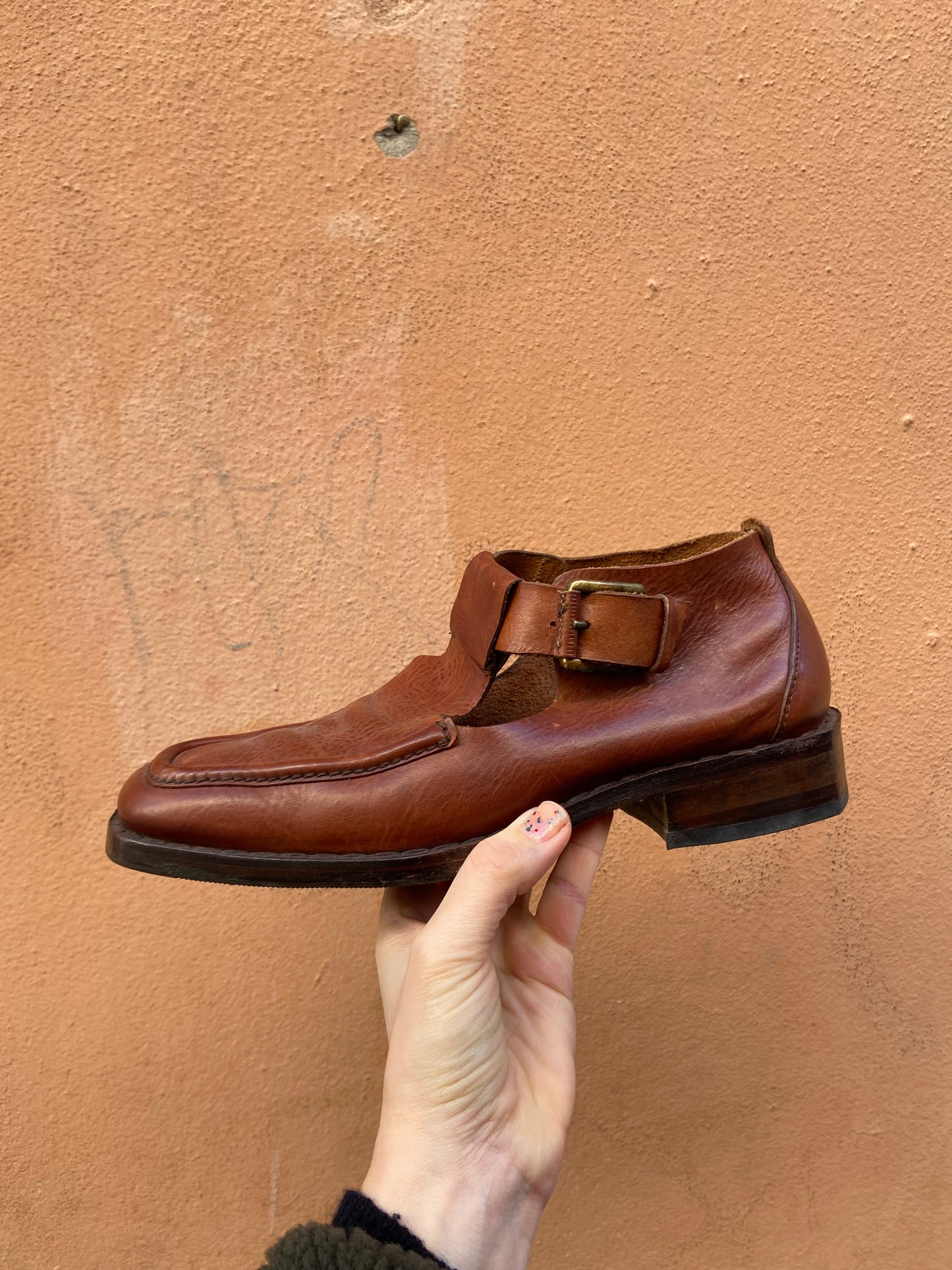 Mocassino cut out 70s 40