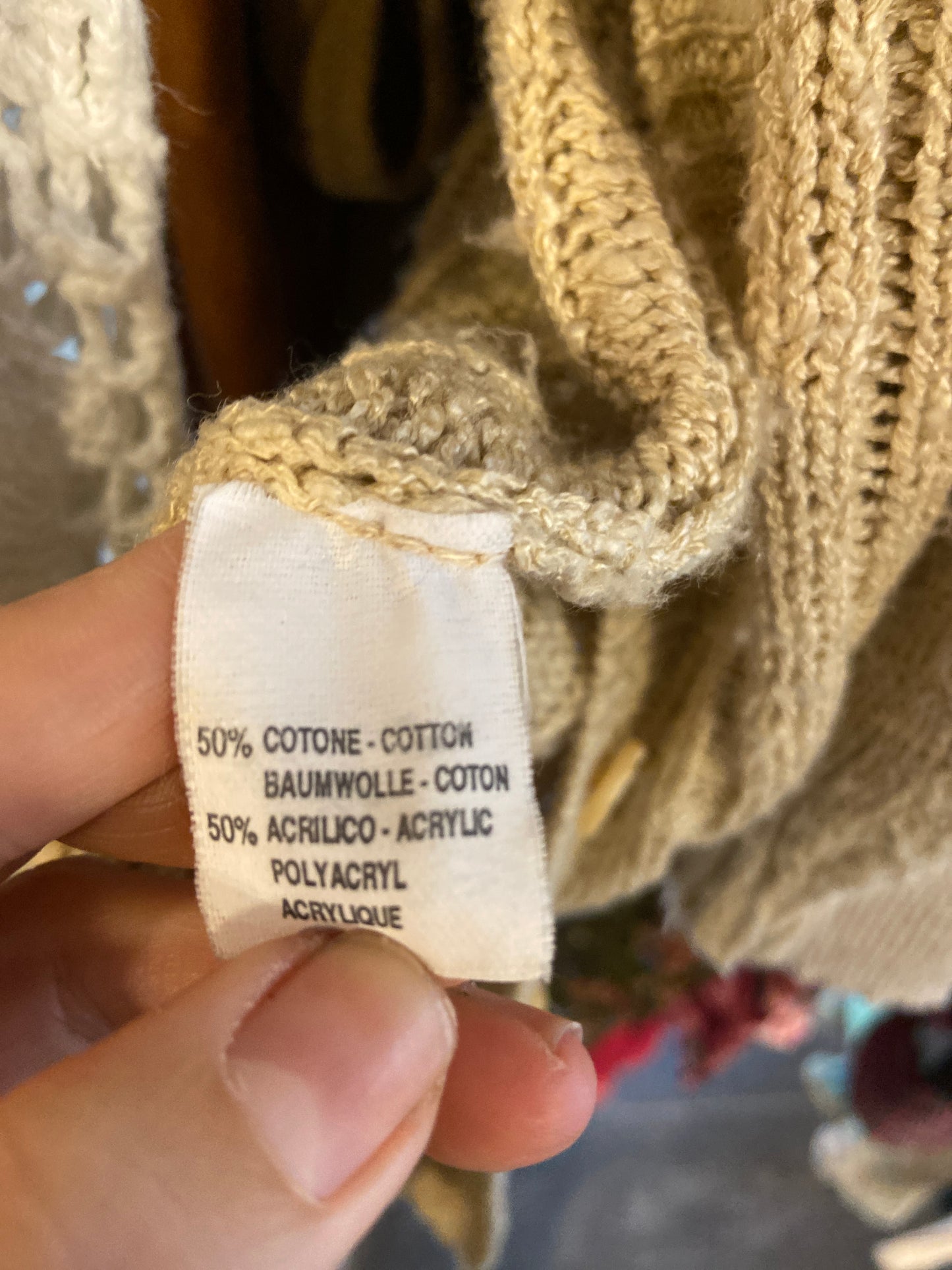 Cardigan misto cotone