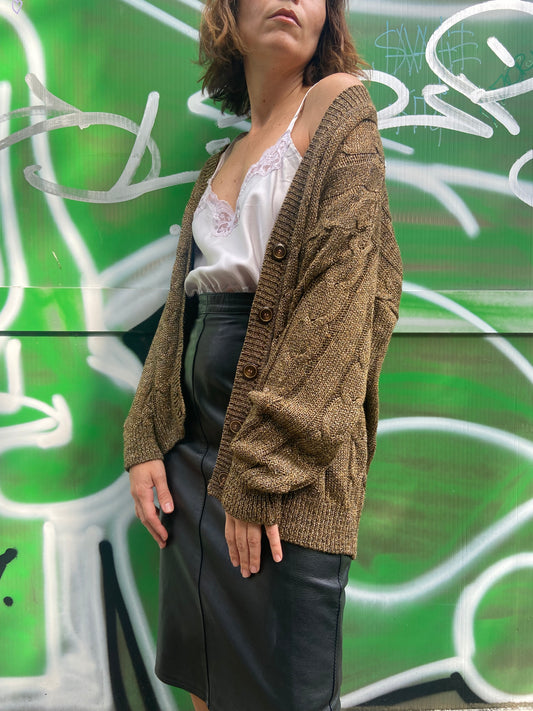 Cardigan oro