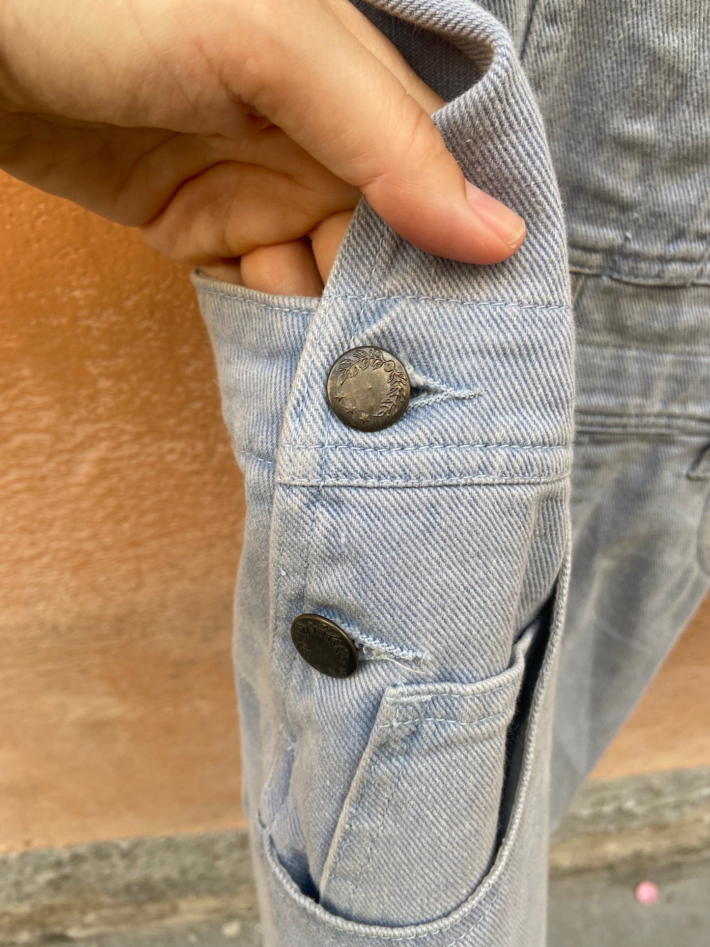 Salopette jeans con gonna