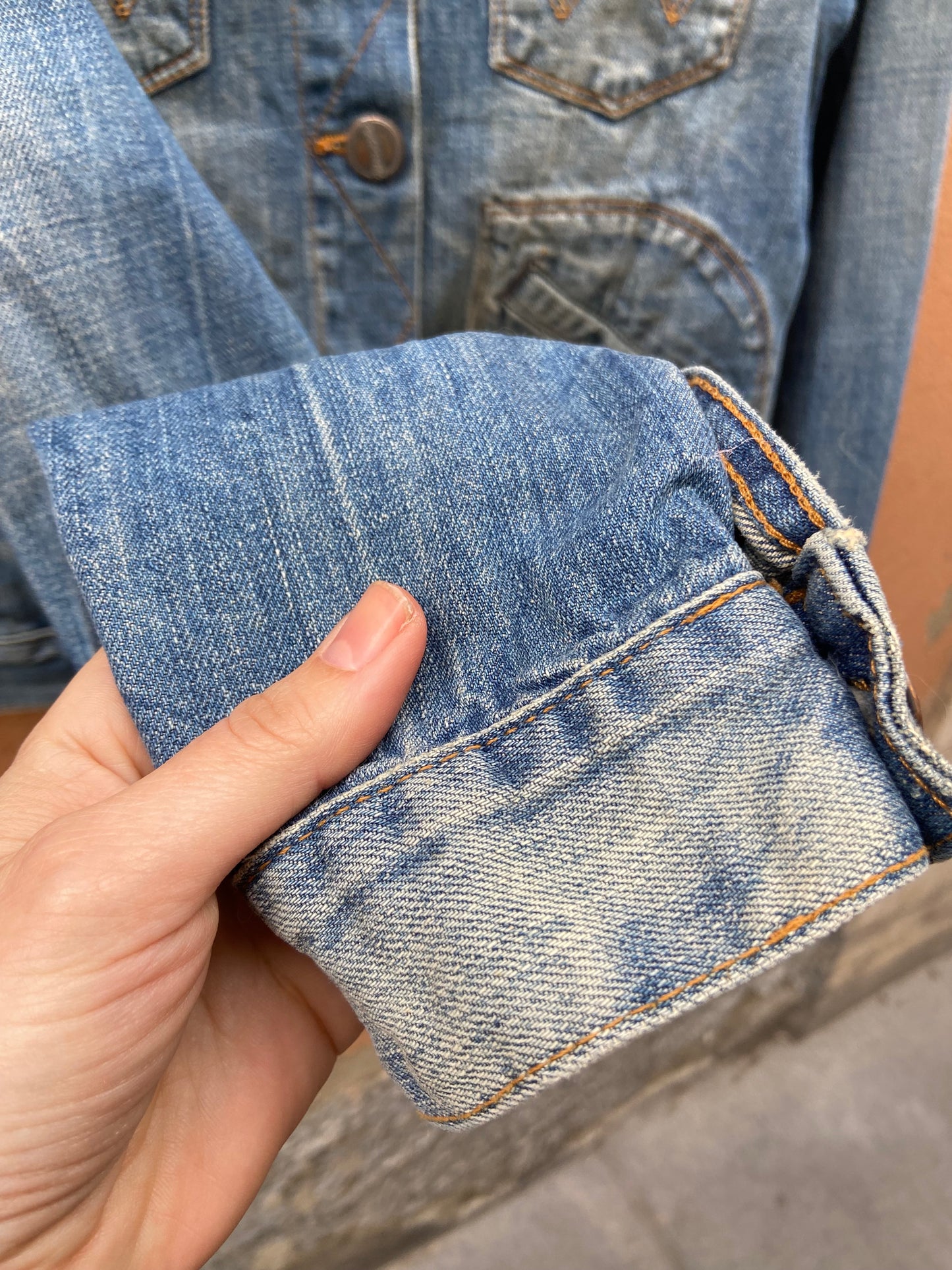Giacchino jeans Wrangler vintage