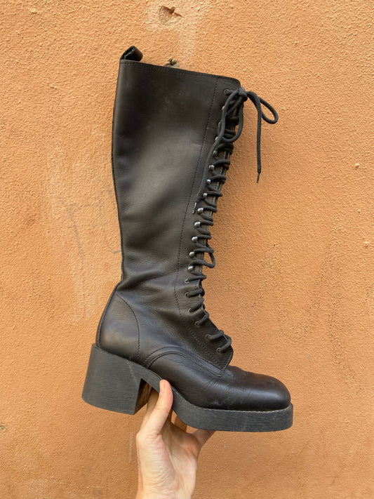 Stivale y2k stringato 38/39
